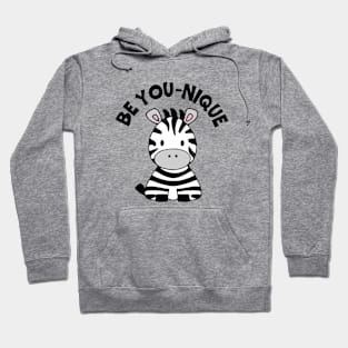 Be You-nique - Kawaii Cute Zebra Hoodie